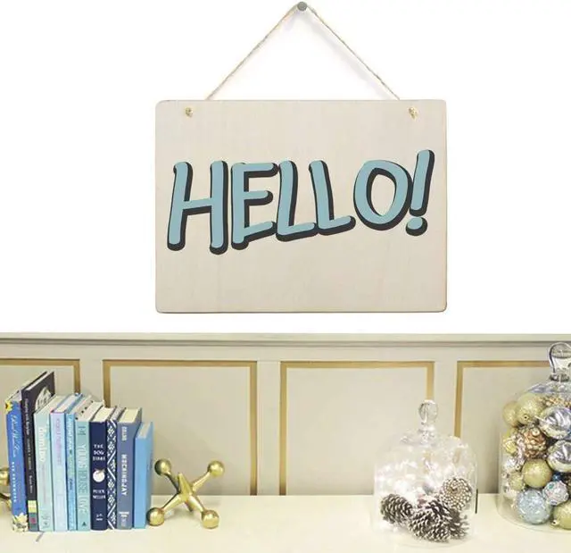Alt view image 6 of 7 - 6 Pack Blank Wooden Plaque Rectangle Unfinished Wood Sign Decorative DIY Crafts Signs for Wreath Home Door Wall Art Decoration, 8.8x6.7 Inches (22.5x17cm)