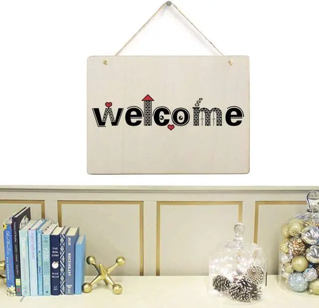 Alt view image 7 of 7 - 6 Pack Blank Wooden Plaque Rectangle Unfinished Wood Sign Decorative DIY Crafts Signs for Wreath Home Door Wall Art Decoration, 8.8x6.7 Inches (22.5x17cm)