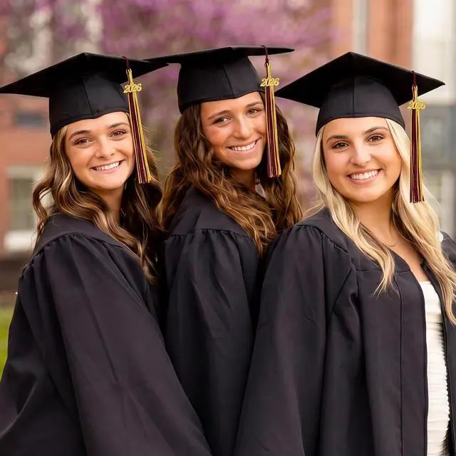 Alt view image 2 of 6 - GraduationMall Single&Multiple Color Graduation Tassel with 2026 Year Charm 9"