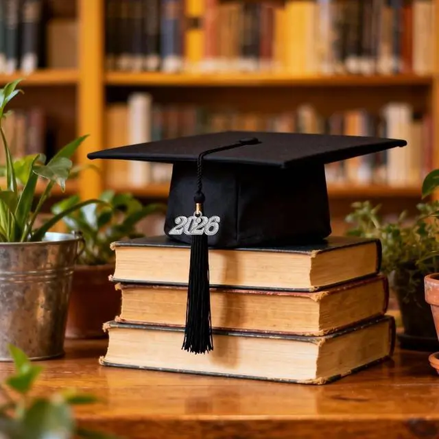 Alt view image 5 of 7 - 2026 Charms, 6 PCS Graduation Tassel Charm, Charms for Graduations Cap Tassel 2026 Year Charm for Graduate Hats Graduations Decorations