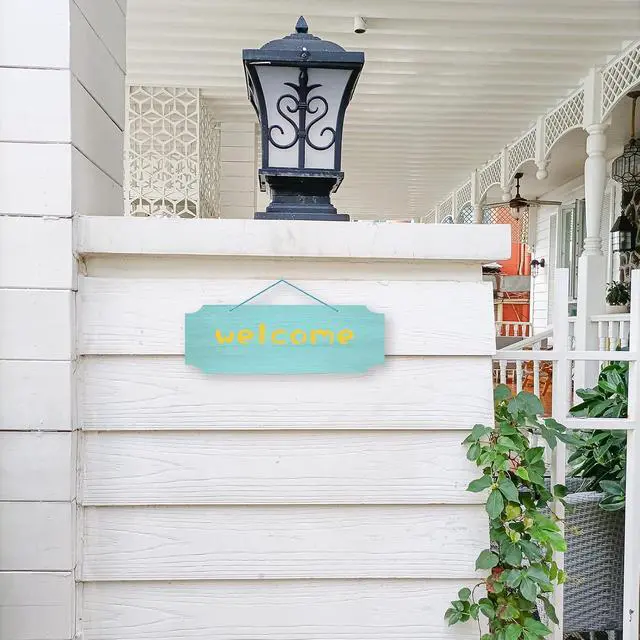 Alt view image 4 of 5 - 3Pack Blank Wood Sign for Craft Unfinished Hanging Wooden Board with Hole DIY Door Wall Decor Holiday Decoration