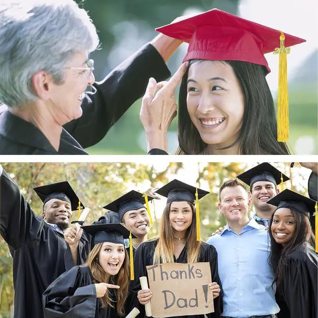 Alt view image 6 of 7 - 2026 Tassel Graduation Gold Graduation Tassel 2026 with Date Charm (Gold)