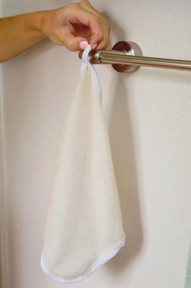 Alt view image 6 of 7 - PARADISO Evriholder Soft-Weave Exfoliating Wash Cloths, Pack of 3, White | Dual-Textured Reusable Wash Cloth for Face and Body Cleansing, Machine Washable for Easy Cleaning