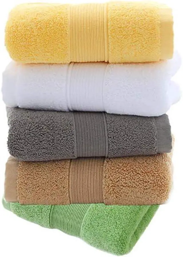 Alt view image 3 of 7 - JININQ 700GSM 2Piece Hand Towels -100% Cotton for Bathroom,Kitchen,Beauty,Spa,Gym,Household face Towel,Highly Absorbent Towels(13.7 x 29.5 Inches) (White)