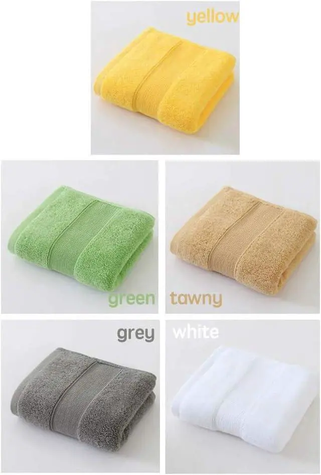 Alt view image 4 of 7 - JININQ 700GSM 2Piece Hand Towels -100% Cotton for Bathroom,Kitchen,Beauty,Spa,Gym,Household face Towel,Highly Absorbent Towels(13.7 x 29.5 Inches) (White)