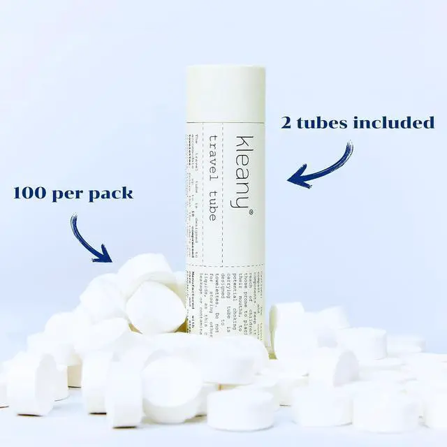Alt view image 6 of 6 - 100 Compressed Towels Tablets | Biodegradable & Hypoallergenic, Face Towel, Travel & Makeup Remover Wipes, Hiking & Camping
