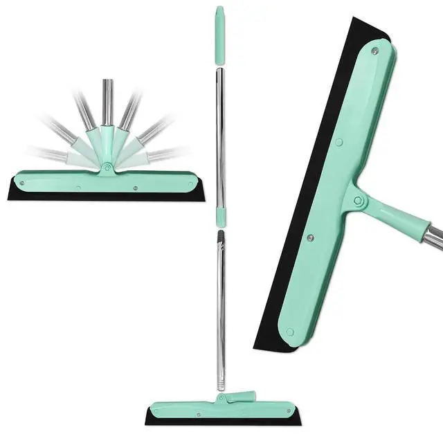 Main image of Floor Squeegee - 34.5" Telescoping Squeegee for Window Cleaning with Durable Stainless Steel Blade for Clear Surface Wiping - Suitable for Bathroom Mirrors, Car Windows and Home Surfaces