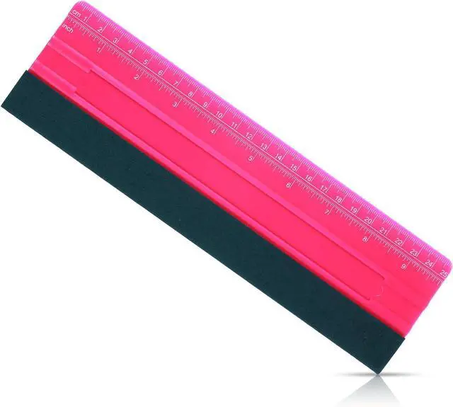 Main image of Wallpaper Smoothing Tool, Professional Vinyl Squeegee with Ruler Felt Squeegee for Vinyl Decals Sticker Paper Wallpaper Window Film Tools