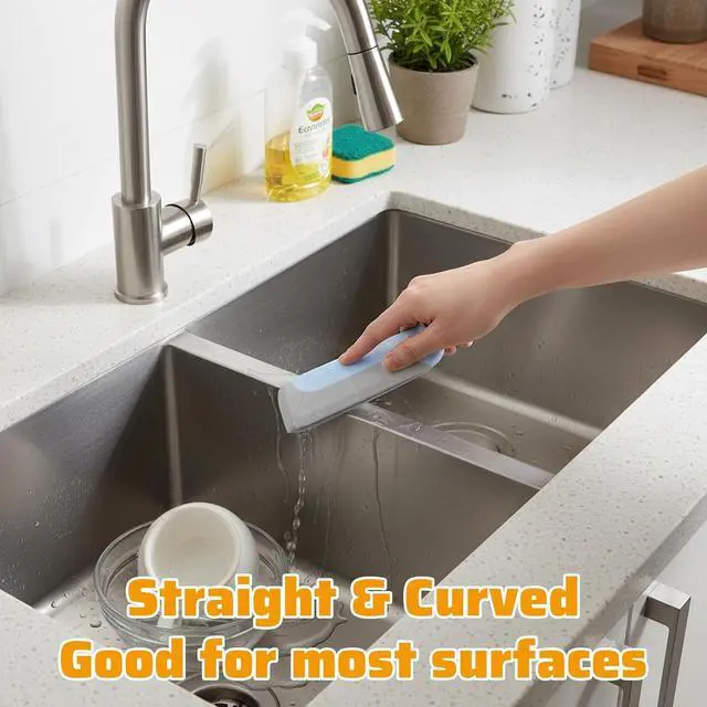 Alt view image 7 of 7 - 3 Pack Small Rubber Squeegee, Mini Bird-Shaped Squeegees, Multi-Purpose Rubber Squeegee for Kitchen Countertop Auto Windows and Bathroom Mirrors