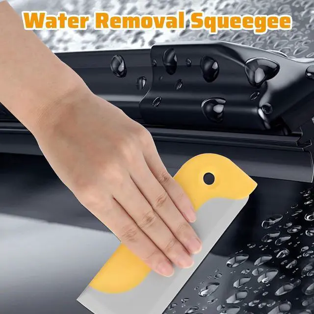 Alt view image 6 of 7 - 3 Pack Small Rubber Squeegee, Mini Bird-Shaped Squeegees, Multi-Purpose Rubber Squeegee for Kitchen Countertop Auto Windows and Bathroom Mirrors