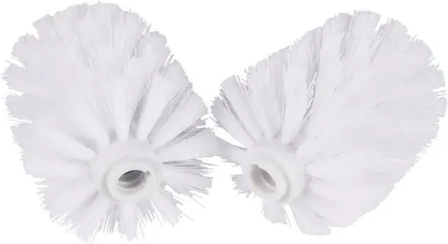 Main image of 2Pcs Toilet Brush Replacement Head Cleaning Tool, Suitable for Brush rods with a Diameter of 12mm, White