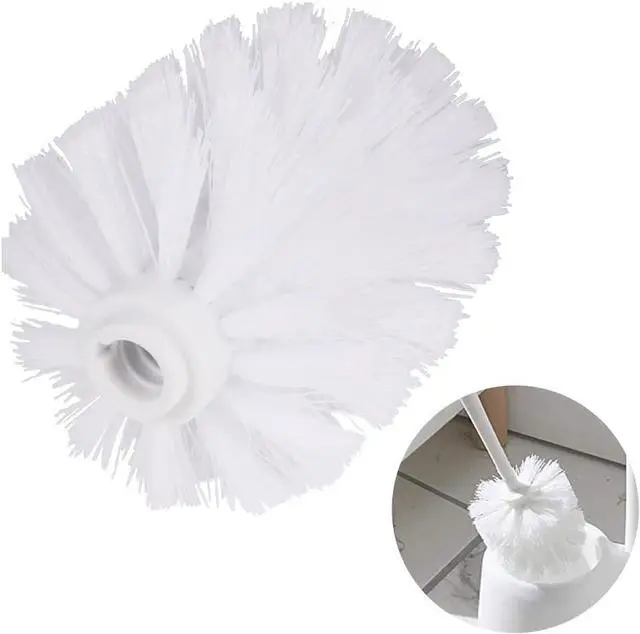 Alt view image 7 of 7 - 2Pcs Toilet Brush Replacement Head Cleaning Tool, Suitable for Brush rods with a Diameter of 12mm, White