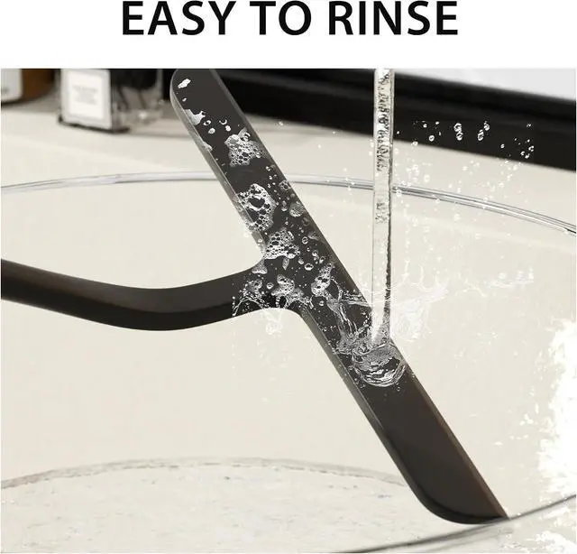 Alt view image 5 of 7 - Shower Squeegee for Shower Glass, Bathroom Glass Cleaning Tool with Hook Mount, Squeegee for Glass Doors, Window Cleaning, Tile Shower Walls (Black)