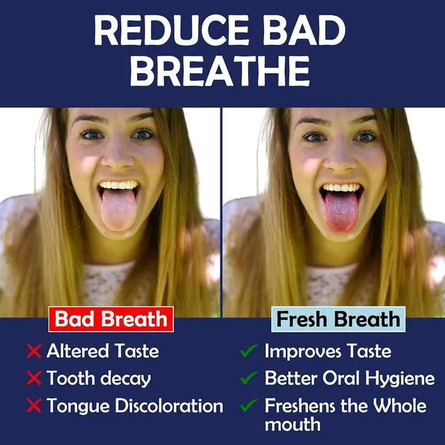 Alt view image 2 of 7 - Stainless Steel Tongue Scraper (2 pack) - Rust - Resistant Metal Tongue Cleaner For Adults Bad Breath Removal Tool - Oral Hygiene Kit