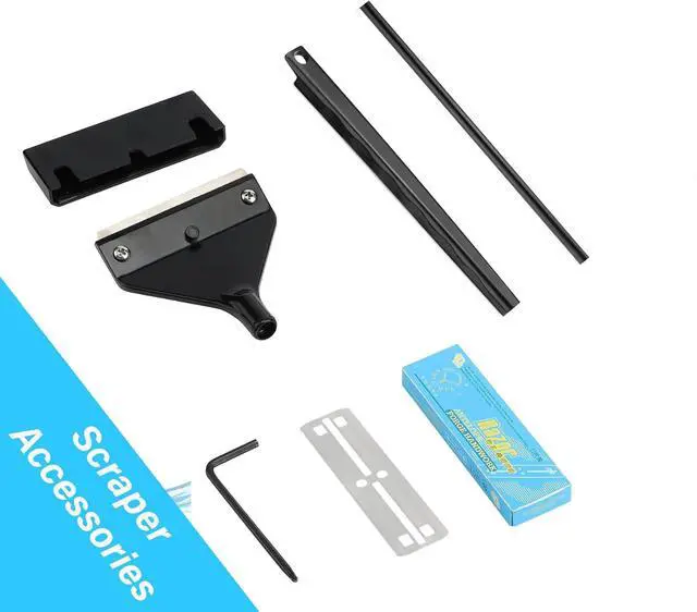 Alt view image 2 of 7 - Vimvins Algae Scraper for Glass Aquarium,Aquarium Razor Scraper with 10 Replaceable Blades,Aquarium Cleaning Tools.