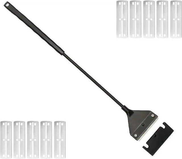 Main image of Vimvins Algae Scraper for Glass Aquarium,Aquarium Razor Scraper with 10 Replaceable Blades,Aquarium Cleaning Tools.