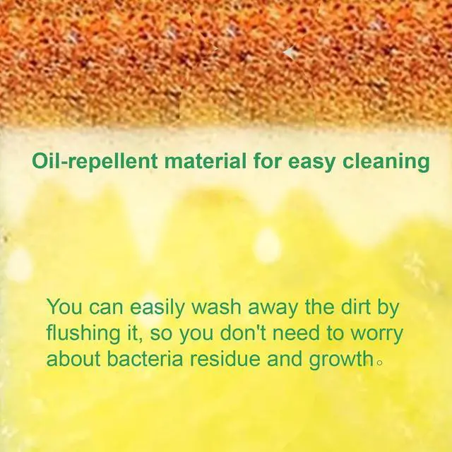 Alt view image 7 of 7 - Cleaning Sponge,32 Pack Dual-Sided Dishwashing Sponge for Kitchen | Cleans Fast Without Scratching,Eco Safe on Non-Stick Cookware,Scrub Pads for Dishes,Pans All at Once
