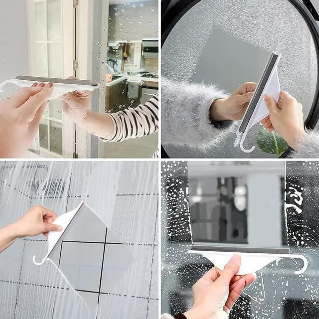 Alt view image 2 of 7 - Squeegee Water Blade Scraper Wiper Cleaning Bathroom Shower Mirror Kitchen Countertop Sink