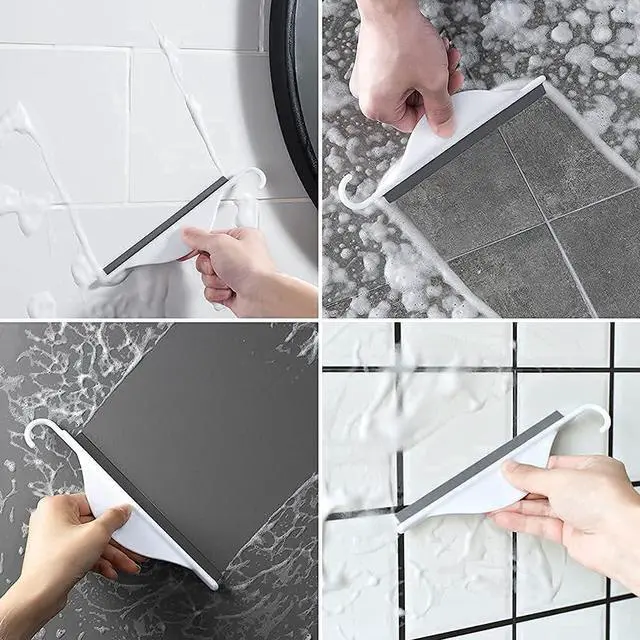 Alt view image 4 of 7 - Squeegee Water Blade Scraper Wiper Cleaning Bathroom Shower Mirror Kitchen Countertop Sink