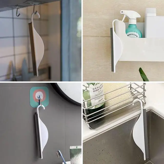 Alt view image 5 of 7 - Squeegee Water Blade Scraper Wiper Cleaning Bathroom Shower Mirror Kitchen Countertop Sink