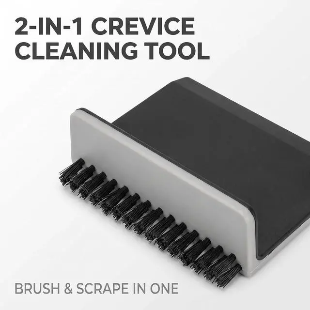 Alt view image 7 of 7 - Black Kitchen Sink Squeegee Cleaner Countertop Brush Wiper Vegetable Cleaning Brush Wiper Home Kitchen Tool Accessories Fruit and Vegetable Cleaning Brushes