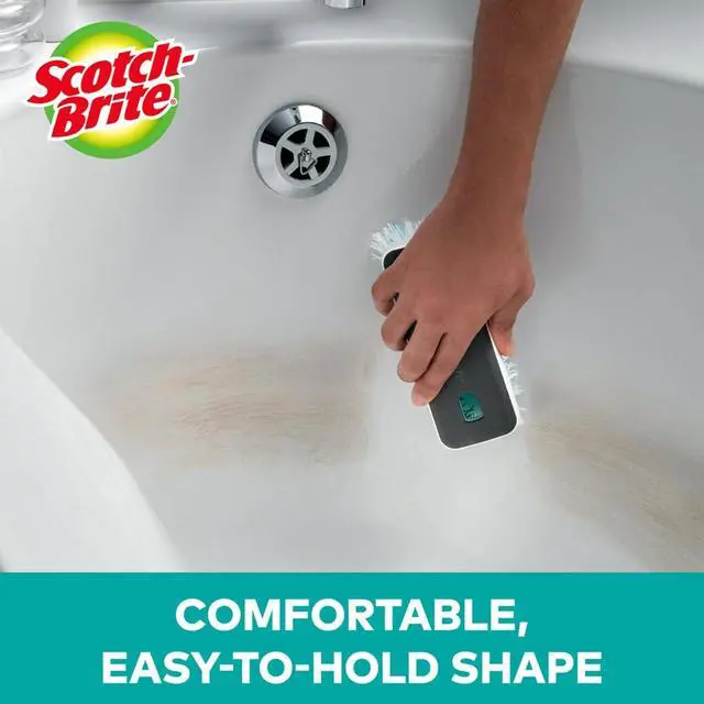 Alt view image 5 of 7 - Scotch-Brite Deep Clean Brush For Tile Floors & Walls Shower Doors, 1 Pack | 0