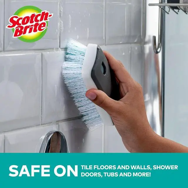 Alt view image 3 of 7 - Scotch-Brite Deep Clean Brush For Tile Floors & Walls Shower Doors, 1 Pack | 0
