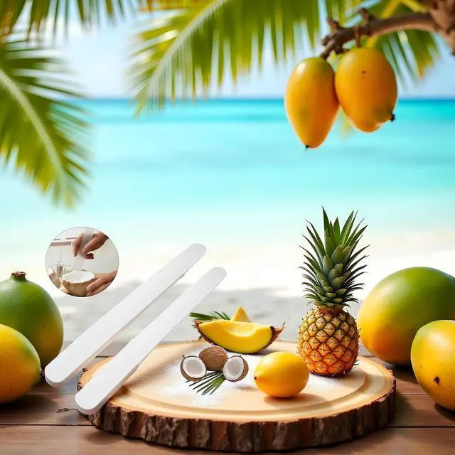 Alt view image 4 of 7 - 2Pcs White Coconut Opener,Coconut Meat Scraper,Soft and Flexible Coconut Egg Tools Kitchen Utensils and Gadgets for Coconut Melon Ballers Melon Ballers,Fruit and Vegetable Tools
