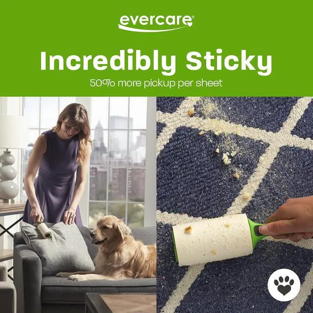 Alt view image 4 of 7 - Evercare Pet Hair Extra Sticky 60 Layer Lint Roller