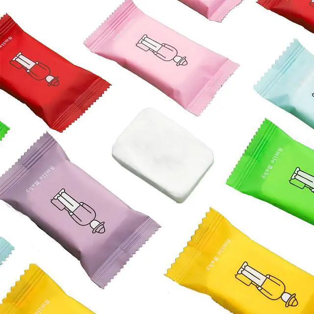 Alt view image 3 of 6 - Compressed Towel Tablet Portable Face Towel Washcloth (28 Pack) | Reusable Wet and Dry Disposable Towel, Baby Towel or Dog Towel Camping Wipes for Travel Hiking Home Beauty (Bluk)