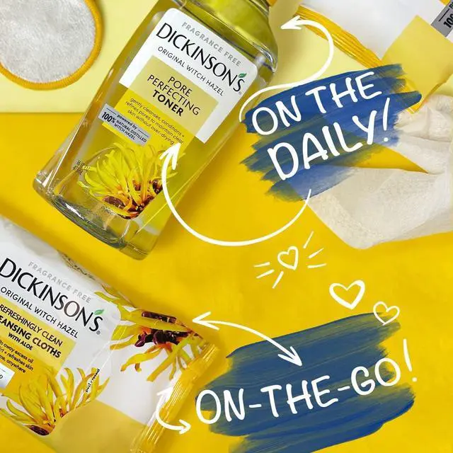 Alt view image 4 of 7 - Dickinson's Witch Hazel Cleansing Cloths with Aloe | 25 Extra-Large Cloths | 100% Natural Distilled Witch Hazel; Cleanses & Refreshes Skin, Extra Large Cloths