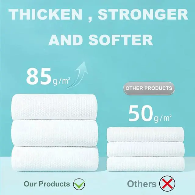 Alt view image 6 of 7 - 30 Pack Disposable Washcloths for Travel Compressed Towels Tablets | Portable Disposable Face Towel, Thick Reusable Travel Wash Cloth for Camping Hiking Outdoor Sports Beauty Salon Trip Hotel