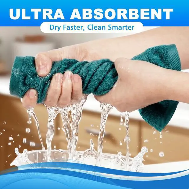 Alt view image 6 of 7 - Wash Cloths 3 Pack for Face, 100% Cotton Soft Bath Towels | 100% cotton face towels with soft absorbency and quick drying. Perfect for face, body, shower and bathroom use.
