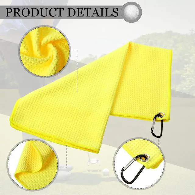 Alt view image 3 of 7 - Remagr 4 Pack Golf Towel Microfiber