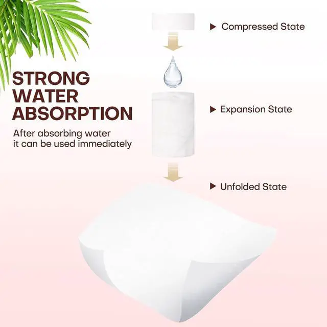 Alt view image 7 of 7 - Compressed Face Towels, 12x9" Portable Reusable Travel Washcloths | Individually wrapped, expand into soft cloths for gym, hiking & camping outdoors.