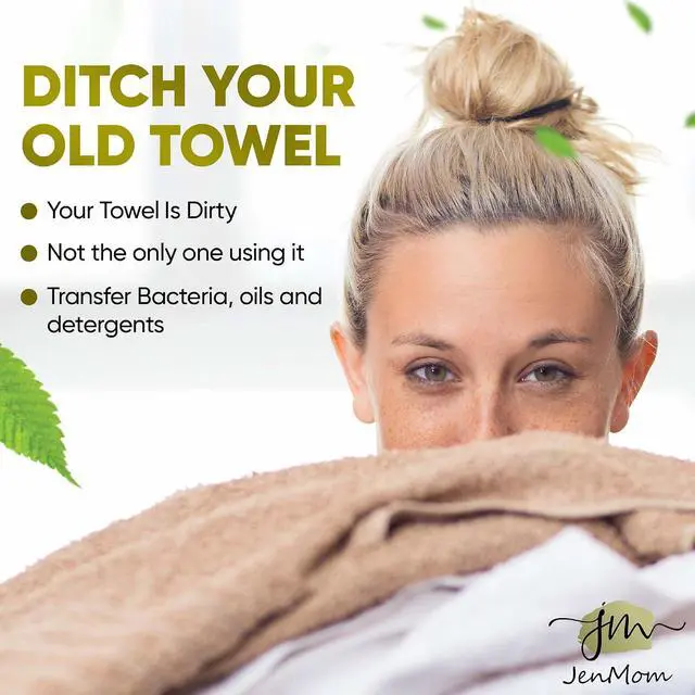 Alt view image 5 of 6 - Disposable Face Towels 50 XL 10 x 12 Biodegradable Dry Wipes for Sensitive Skin | Soft, Lint-Free, Fragrance-Free & Vegan Facial Cleansing Towels | Chemical-Free Makeup Remover Wipes