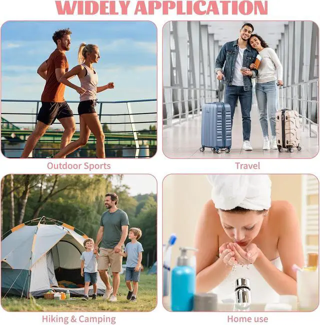 Alt view image 4 of 7 - Compressed Disposable Face Towel, Thicker Individually Packaged Compressed Towels Dry Wipes, 30 PCS Large Size Coin Tissue Portable Washcloth for Travel Camping Hiking Outdoor Sports Beauty Salon