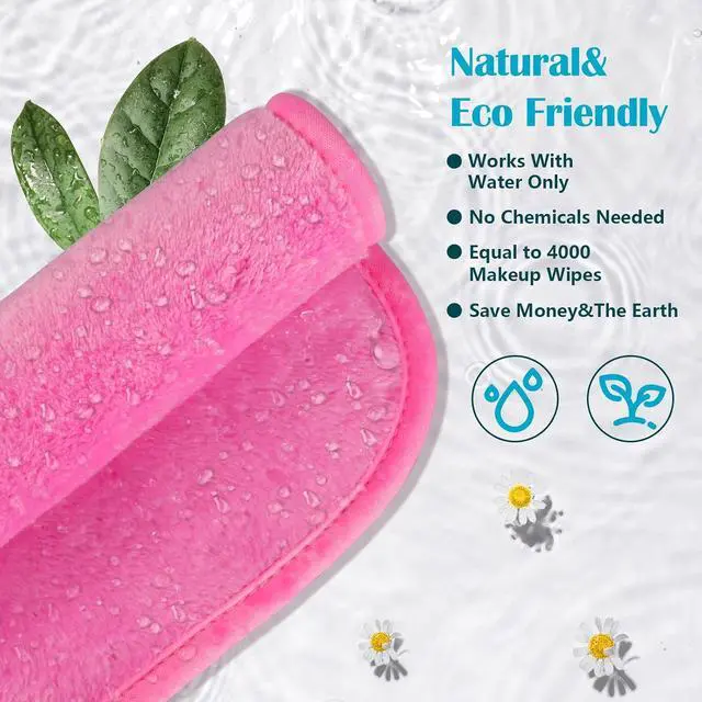 Alt view image 4 of 6 - Orighty Makeup Remover Cloths 6 Packs, 12 x 6 Inch 6 Colors | Makeup Removal Face Cleansing Cloth, Reusable Microfiber Facial Cleansing Towels, Remove Instantly Dirt with Just Water