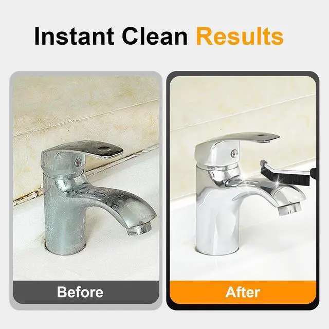 Alt view image 5 of 7 - Crevice Cleaning Brush 3 Pack, Stainless Steel Bristle Support Rod, Rust-Resistant & Durable, Rounded Protective Head, Stiff Bristles for Tile Grout, Bathroom Gaps & Window Groove Brushes