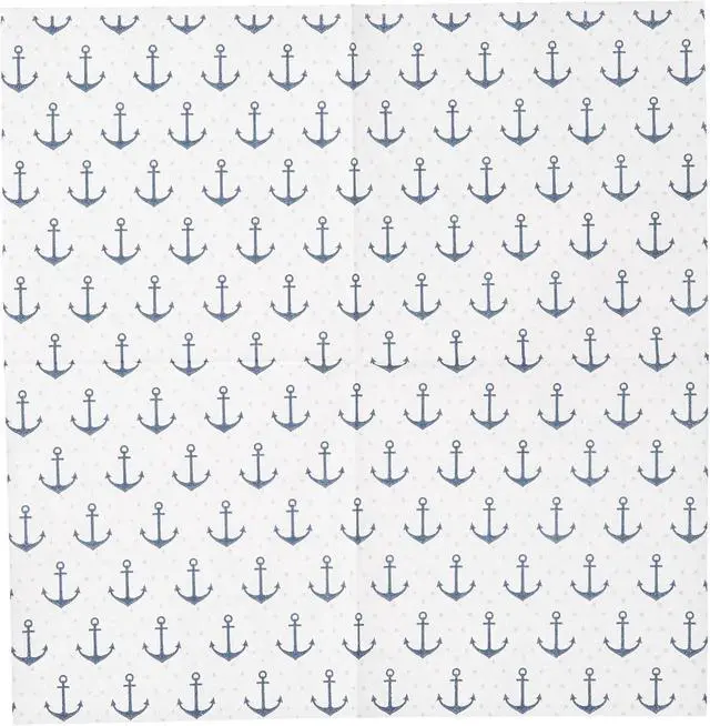 Alt view image 4 of 7 - IHR Ideal Home Range Cocktail Napkins Disposable 3-Ply Paper Party Napkin Pack, 5" x 5", Anchor Dots Blue Grey, 20-Count