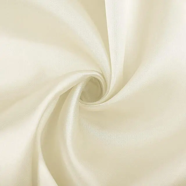 Alt view image 4 of 6 - ANECO 12 Pieces Satin Napkins Soft Dinner Napkins Square Table Napkins 17 x 17 Inches for Restaurant Weddings Party Dinner Decoration (Ivory)