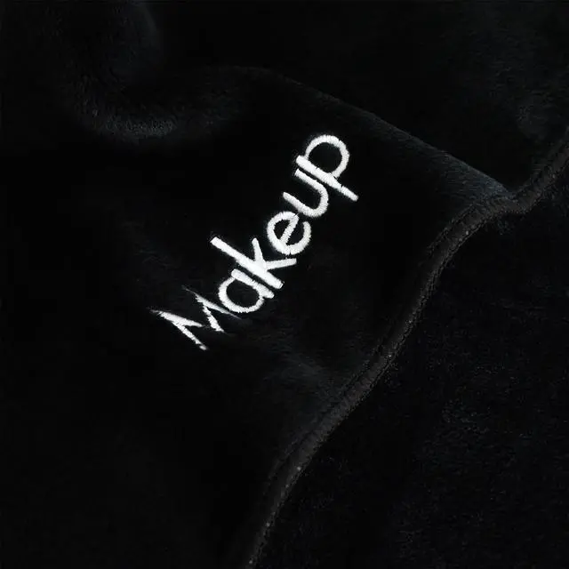 Alt view image 5 of 7 - Makeup Towels - Pack of 6 - Ultra Soft & Gentle Microfiber Coral Fleece Washcloth Face Make Up Remover, 13 x 13 in, Black
