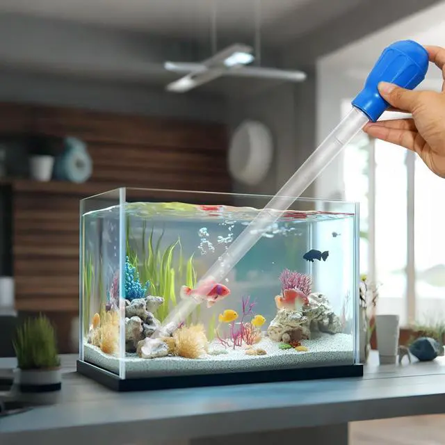 Alt view image 3 of 7 - Extra Long Turkey Baster for Aquarium, 27.7 Inch Aquarium Coral Feeder, 50ml Aquarium Water Changer Siphon for Fish Tank Cleaning