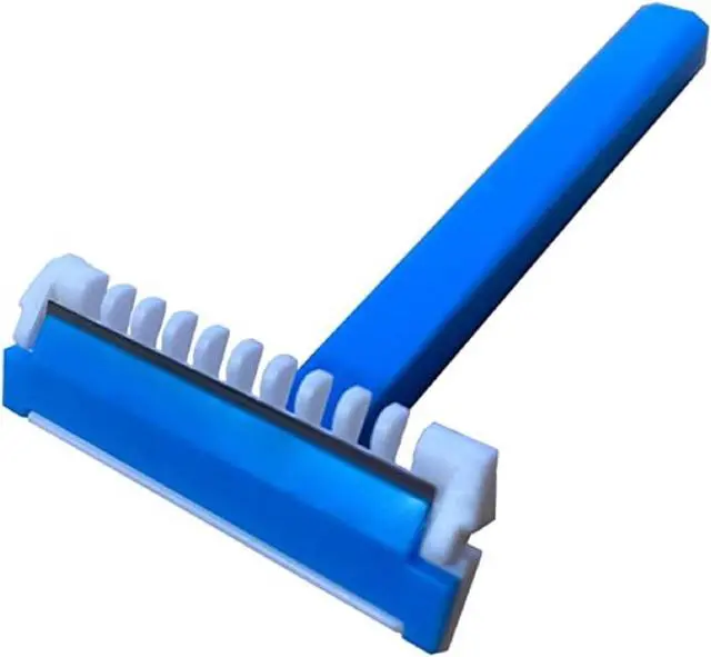 Alt view image 3 of 5 - Disposable Body Razor for Men (10 Pack) - Sensitive Body Razors/Blades (Blue)