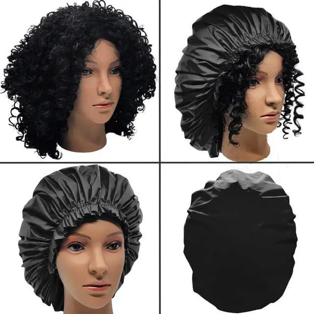 Alt view image 2 of 7 - ELEBOX Premium Collection Super Jumbo Shower Cap