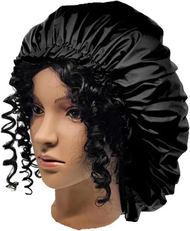 Alt view image 3 of 7 - ELEBOX Premium Collection Super Jumbo Shower Cap