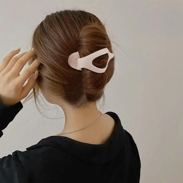 Alt view image 4 of 7 - Canitor 4 PCS Hair Clips for Women - Flat Claw Clips for Thick Thin Hair, Matte French Alligator Clips for Girls