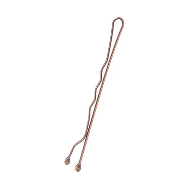 Alt view image 4 of 5 - Amazon Basics No Slip Bobby Pins, 72 count, Brown, High Gloss Bobby Pins for Pain Free, Comfortable, All-Day Styling and UpDos. For All Hair Types