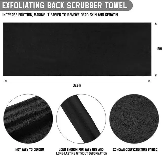 Alt view image 3 of 7 - Tatuo 5 Pieces Korean Exfoliating Washcloth