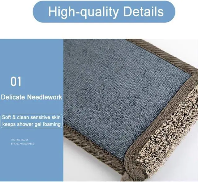 Alt view image 4 of 7 - Loofah Back Scrubber for Shower for Men/Women